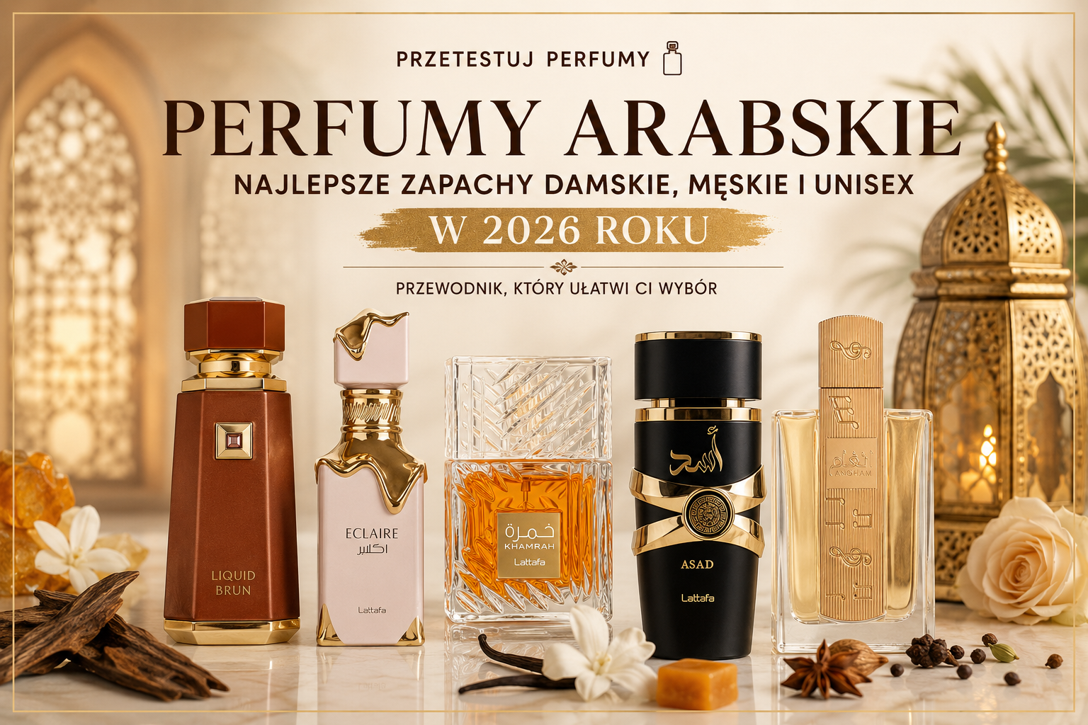 Perfumy arabskie – najlepsze zapachy damskie, męskie i unisex w 2026 roku